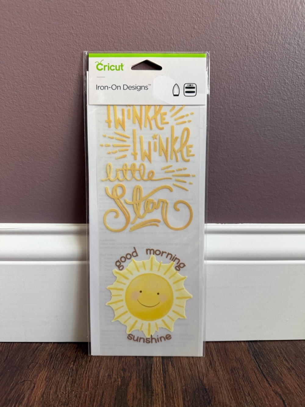 Twinkle Twinkle Little Star & Good Morning Sunshine Cricut Iron-On Designs